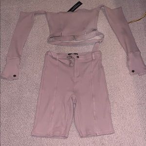 Manière De Voir Two Piece Fitten Short Set